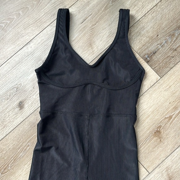 Beach Riot Rosalie Catsuit Black Ribbed - Picture 3 of 12